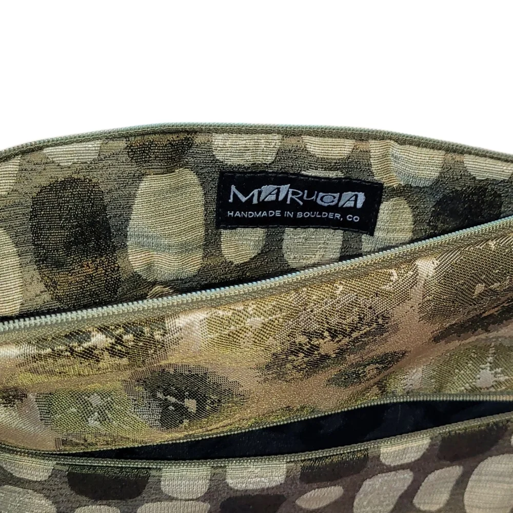 Maruca Green and Gray iPad Sleeve